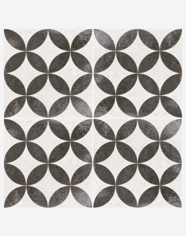 Arles Mono Decorative Patterned Tiles