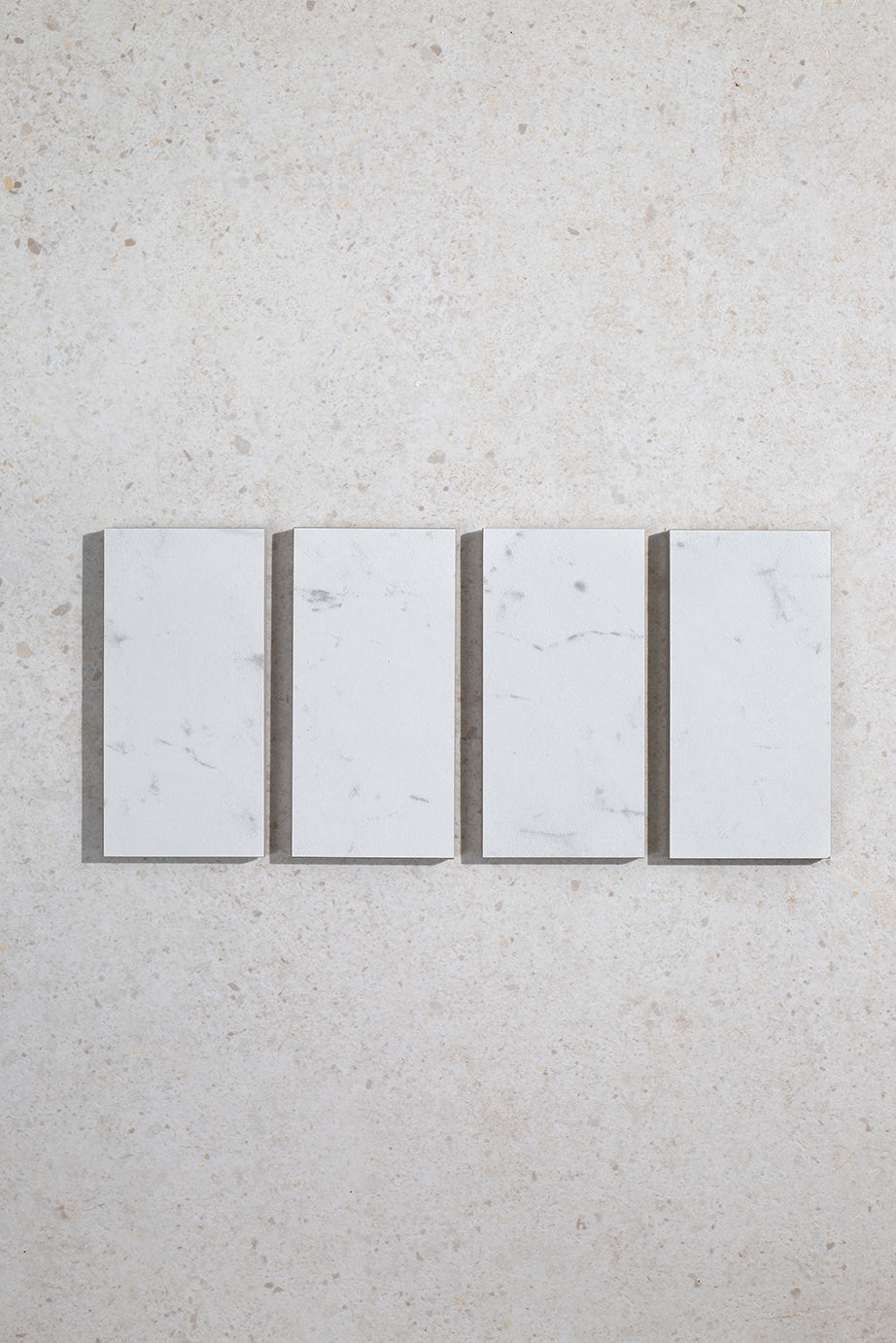 Berrittini Carrara Marble Effect Brick Tiles