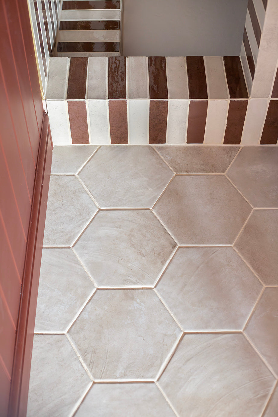 Luella Claret Red Gloss Metro Tiles