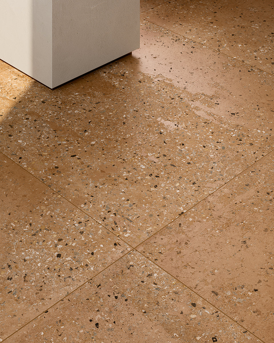 Canyon Desert Terrazzo Effect Porcelain Tiles