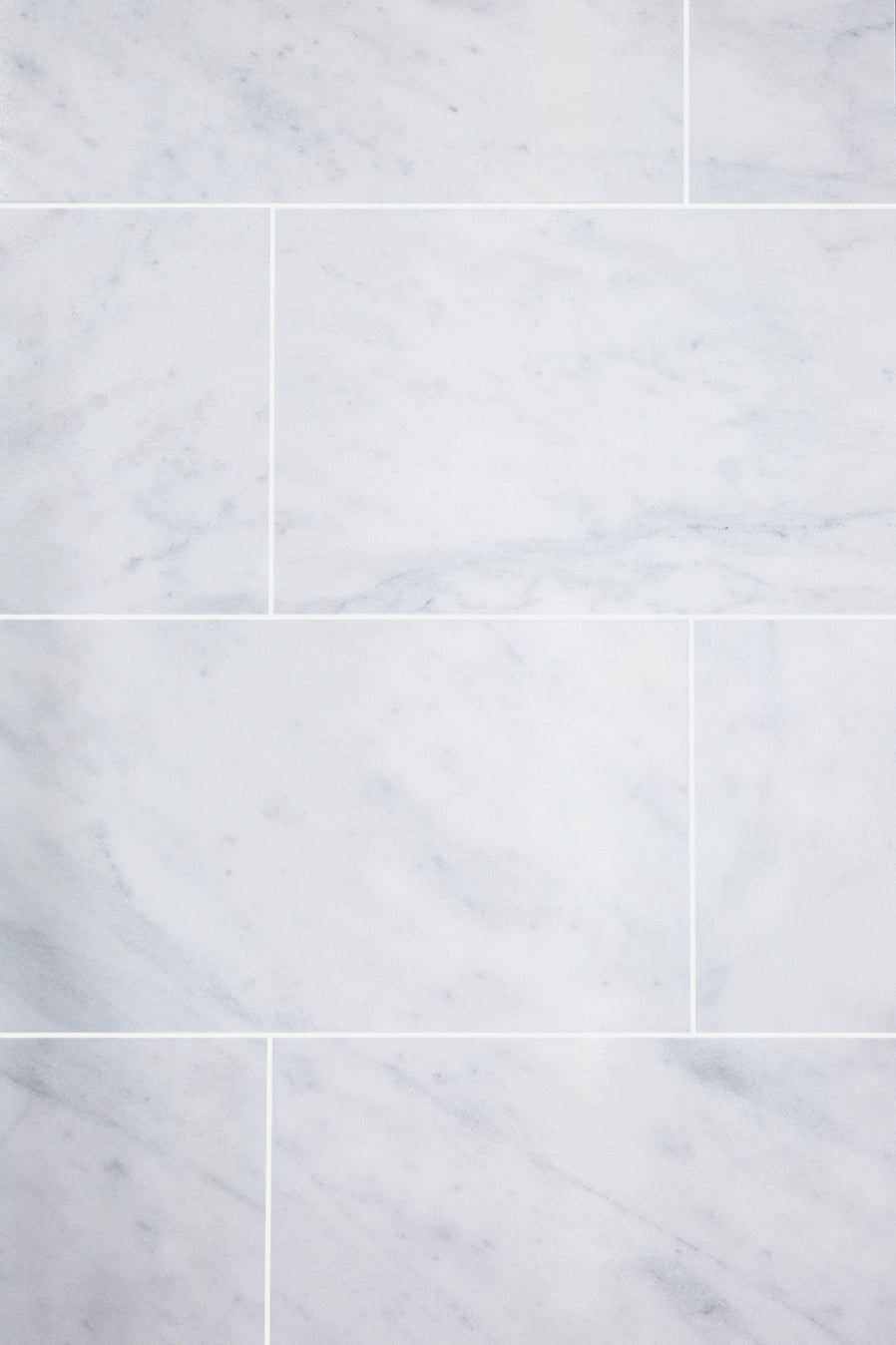 Carrara Bianco Honed Marble Tiles