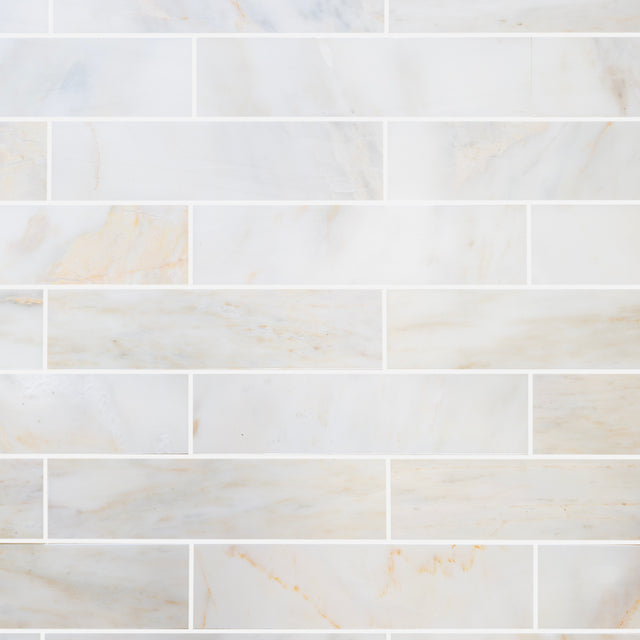 Carrara Oro Honed Marble Metro Tiles