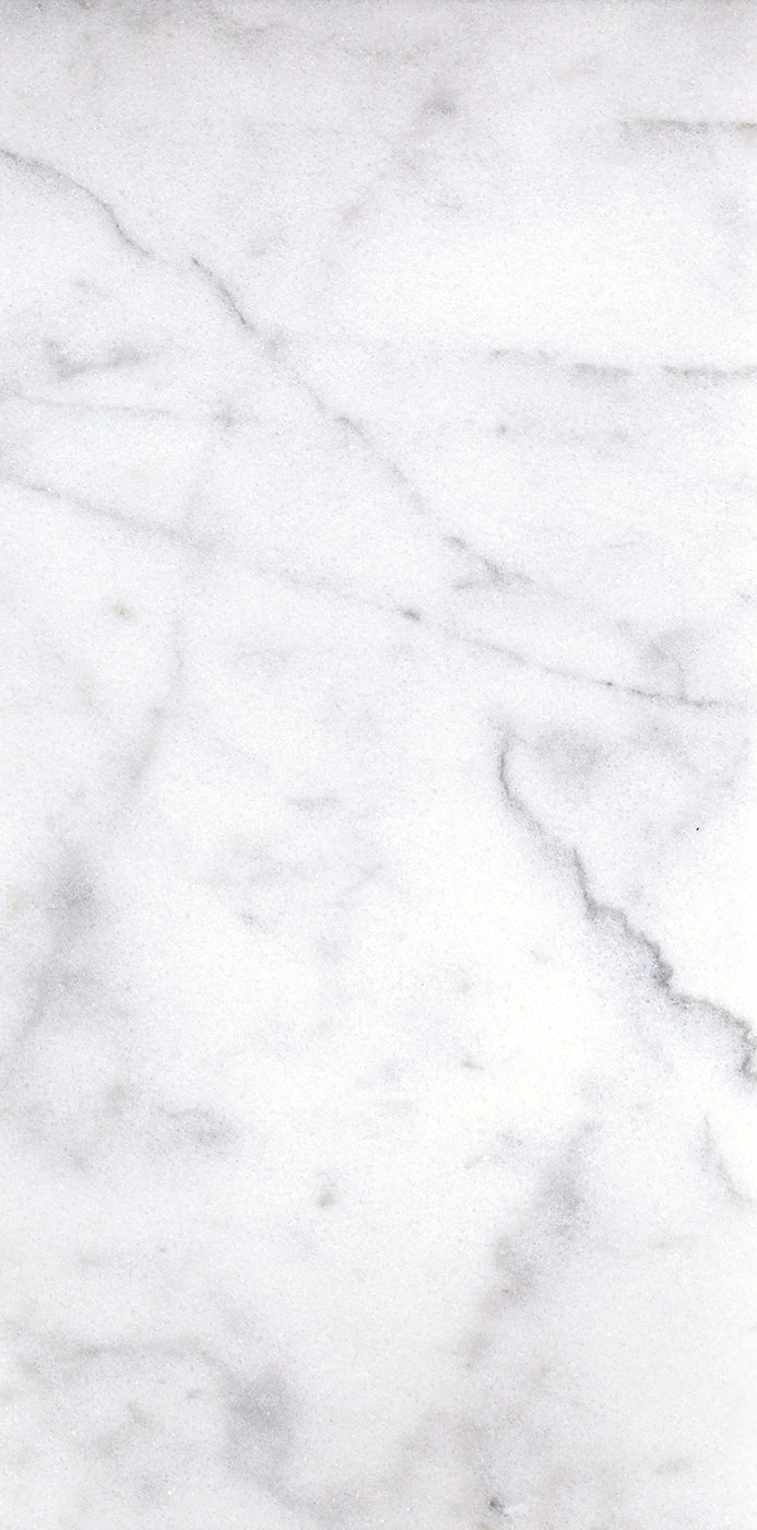 Carrara Bianco Honed Marble Tiles