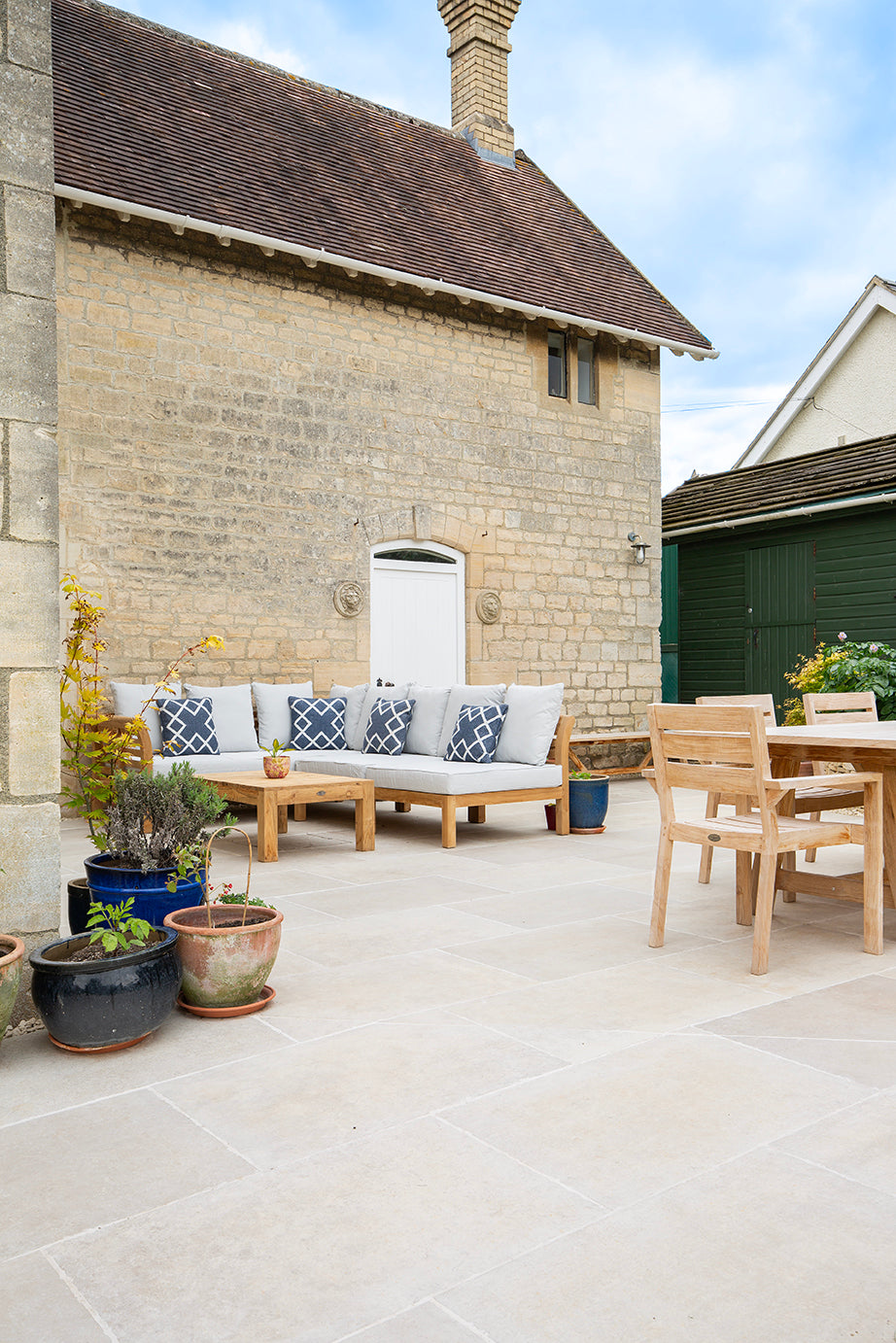 Chastleton Ivory Stone Effect Porcelain Paving