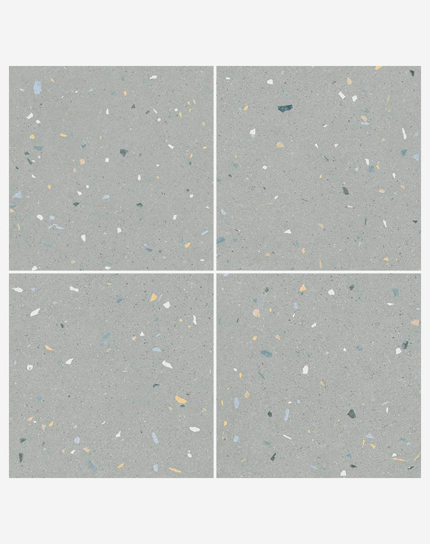 Confetti Blue Decorative Terrazzo Effect Tiles