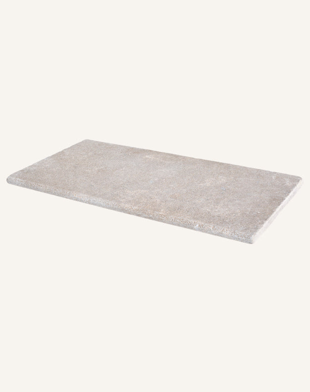 Dijon Seasoned Limestone Bullnose Coping Stone