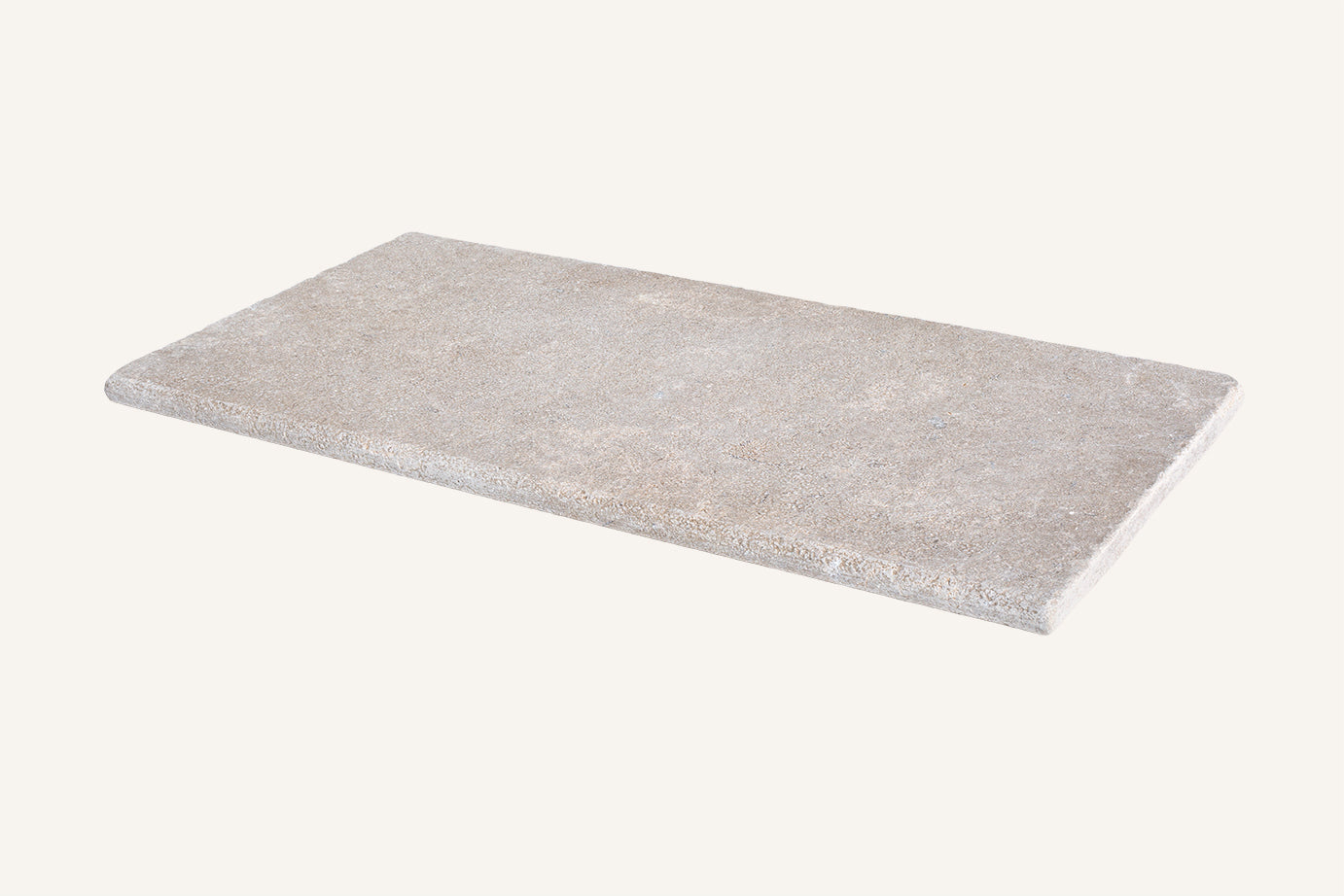 Dijon Seasoned Limestone Bullnose Coping Stone