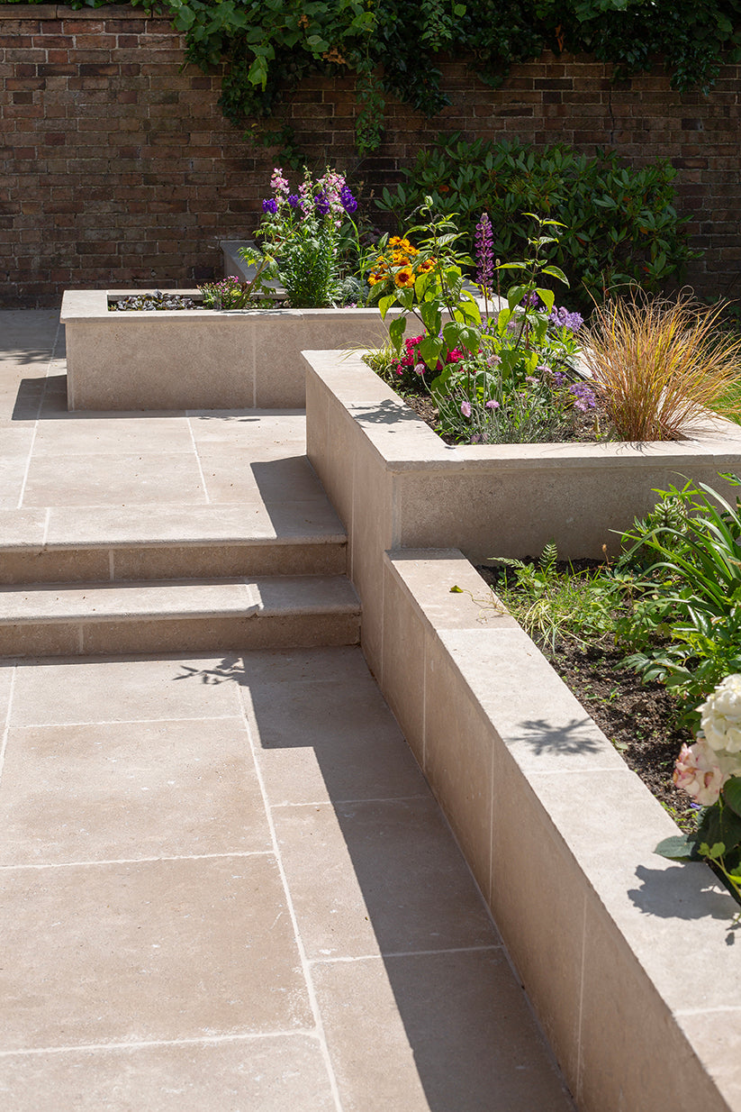 Dijon Seasoned Limestone Paving