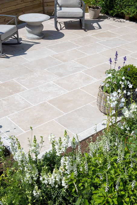 Dijon Tumbled Limestone Pavers