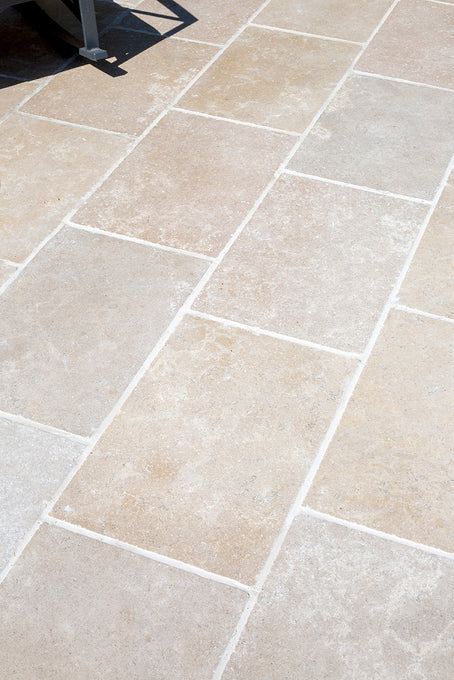 Dijon Tumbled Limestone Pavers