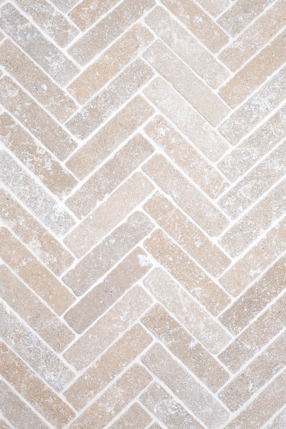 Dijon Tumbled Herringbone Tiles