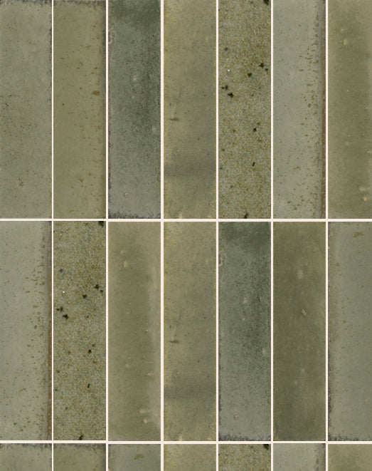 Hockley Antiqued Sage Metro Tiles