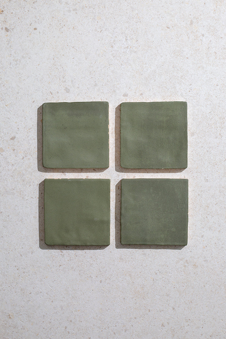 Kasbah Green Square Decorative Tiles