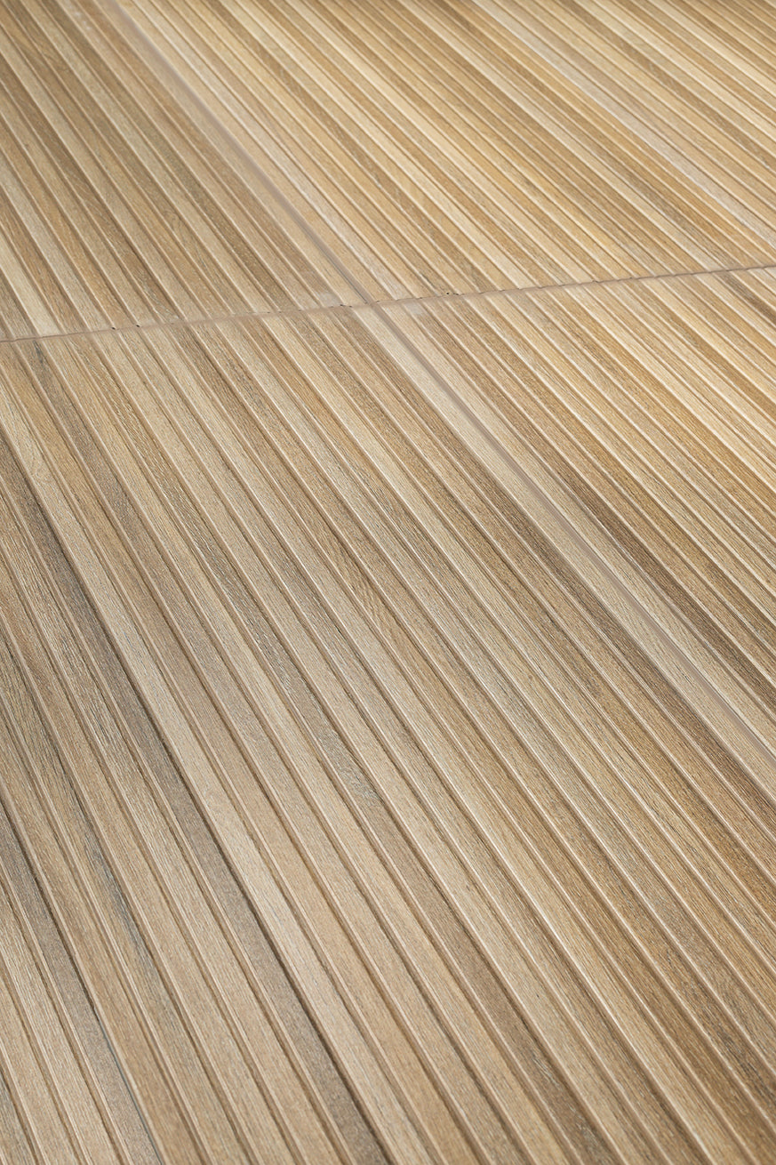 Kyoto Mid Oak Slatted Wood Effect Tile