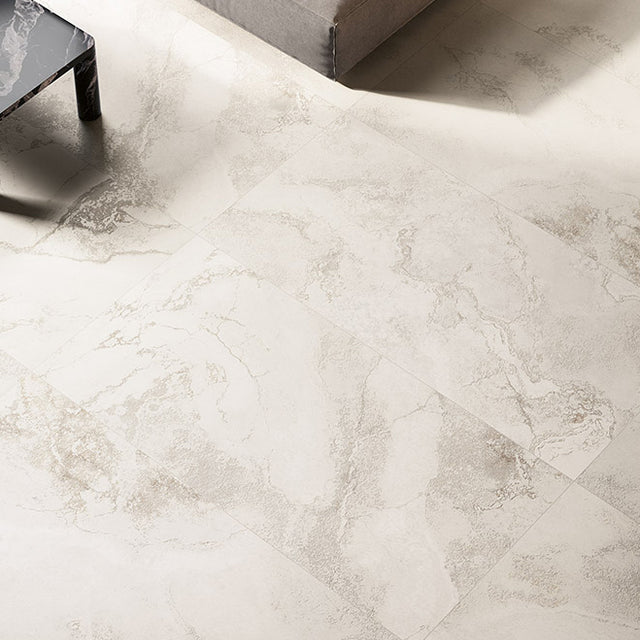 Lavello Bianco Travertine Effect Porcelain Tiles