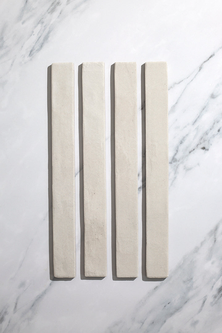 Luella Blanched White Gloss Metro Tiles