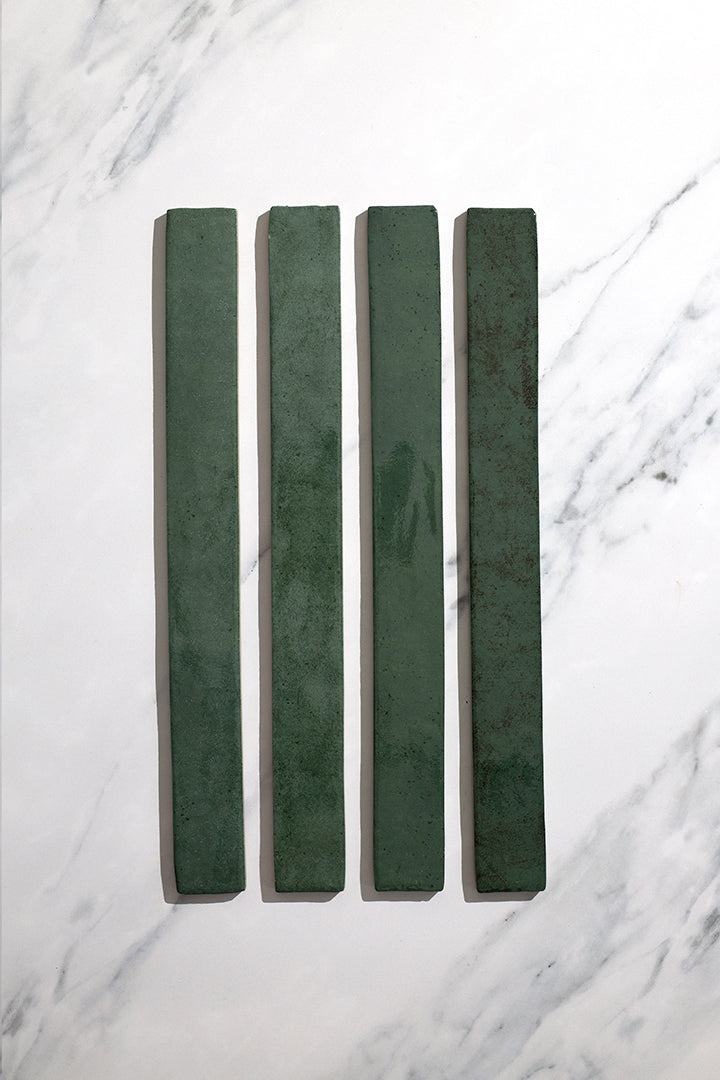 Luella Emerald Green Gloss Metro Tiles