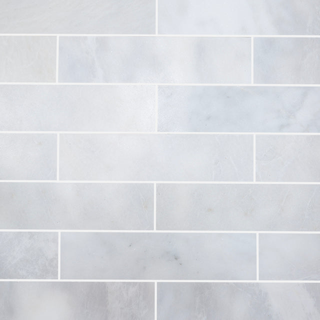 Mont Blanc Honed Marble Metro Tiles