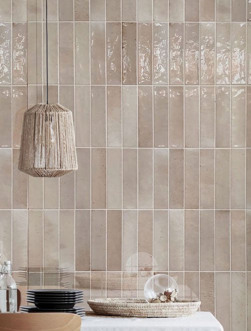 Nori Sand Gloss Metro Tiles