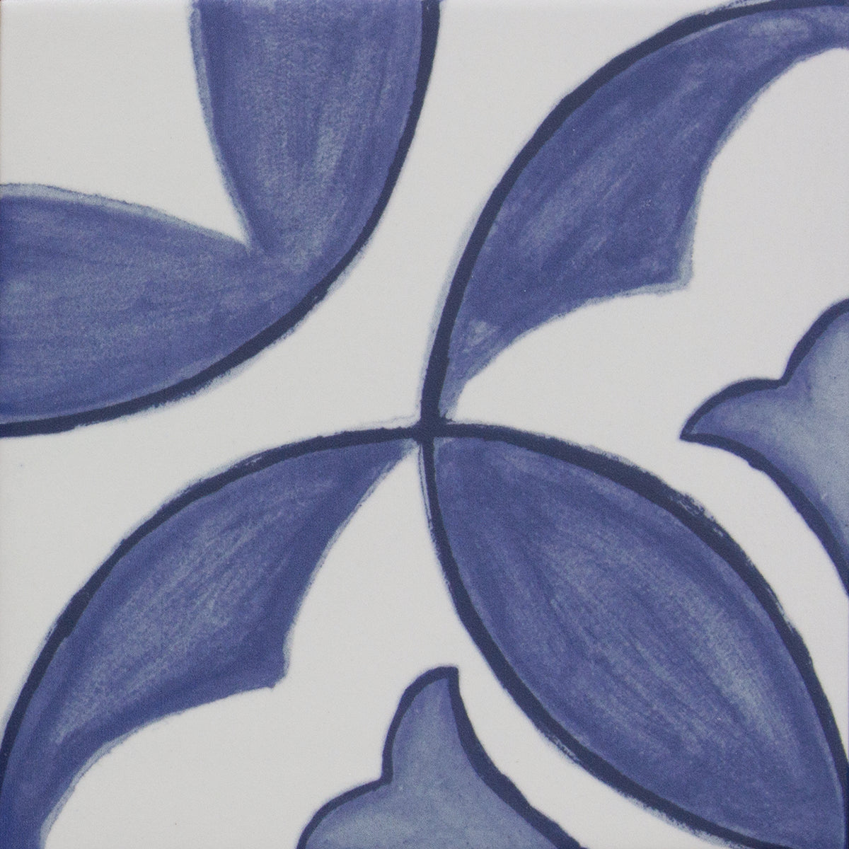 Odette Blue Patterned Porcelain Tiles