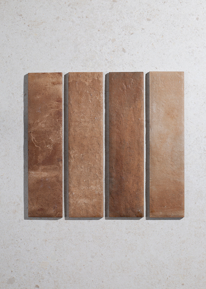 Oliva Marron Metro Terracotta Effect Tiles | Quorn Stone