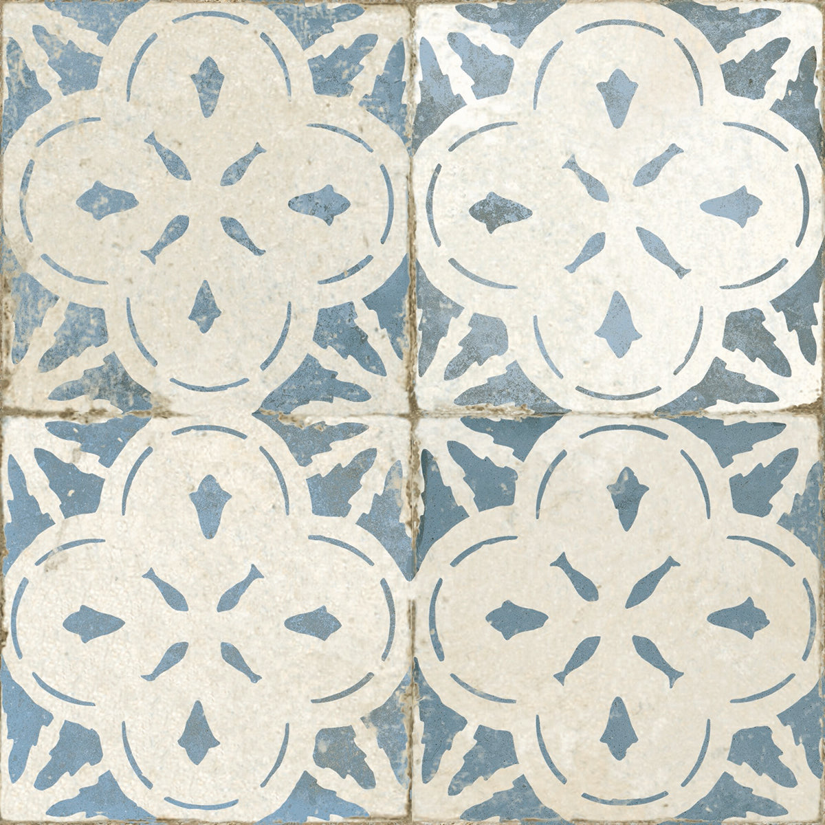 Ophelia Blue Patterned Ceramic Tiles