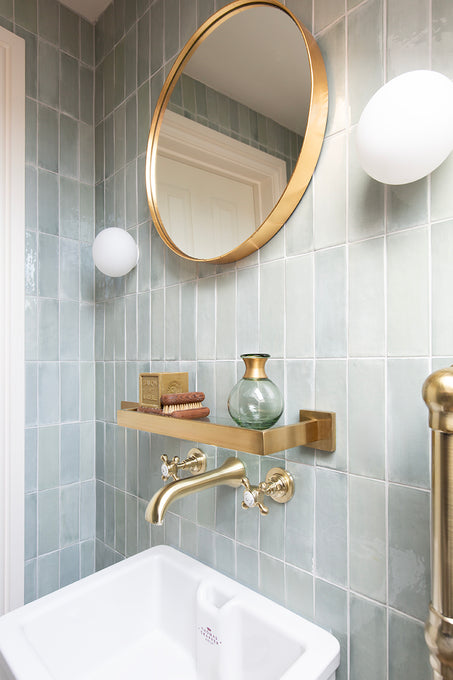 Pastello Seagrass Gloss Metro Tiles