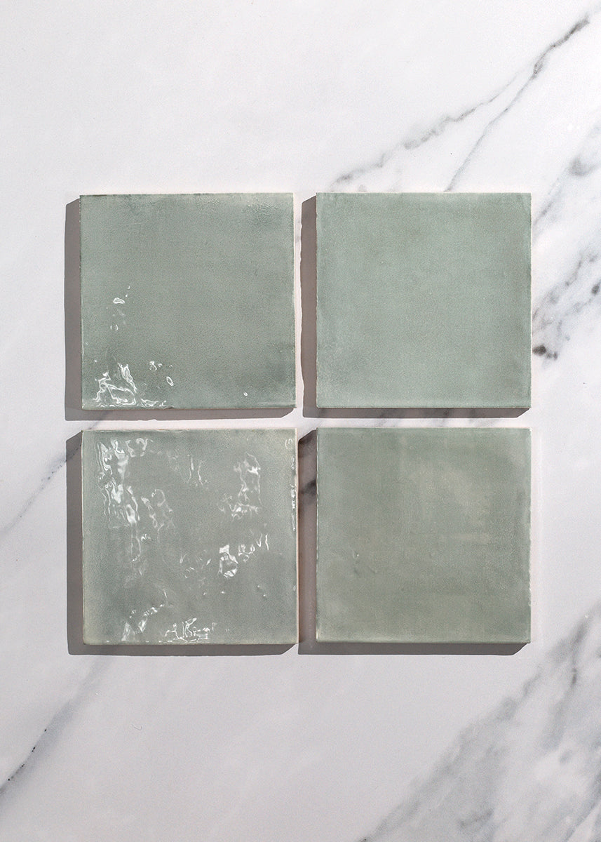 Pastello Seagrass Gloss Square Tiles