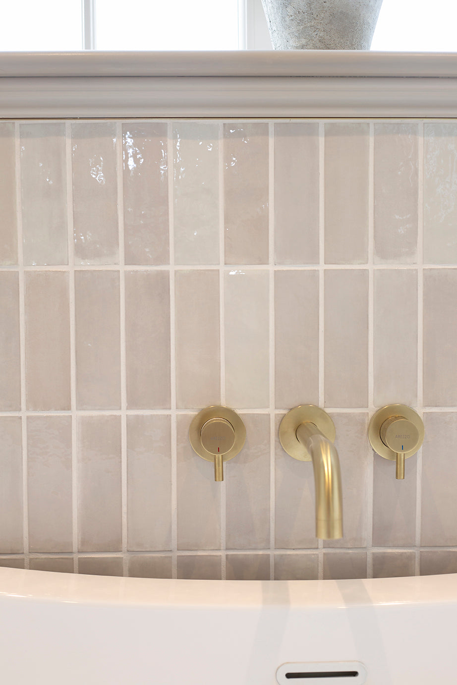 Pastello Seashell Gloss Metro Tiles