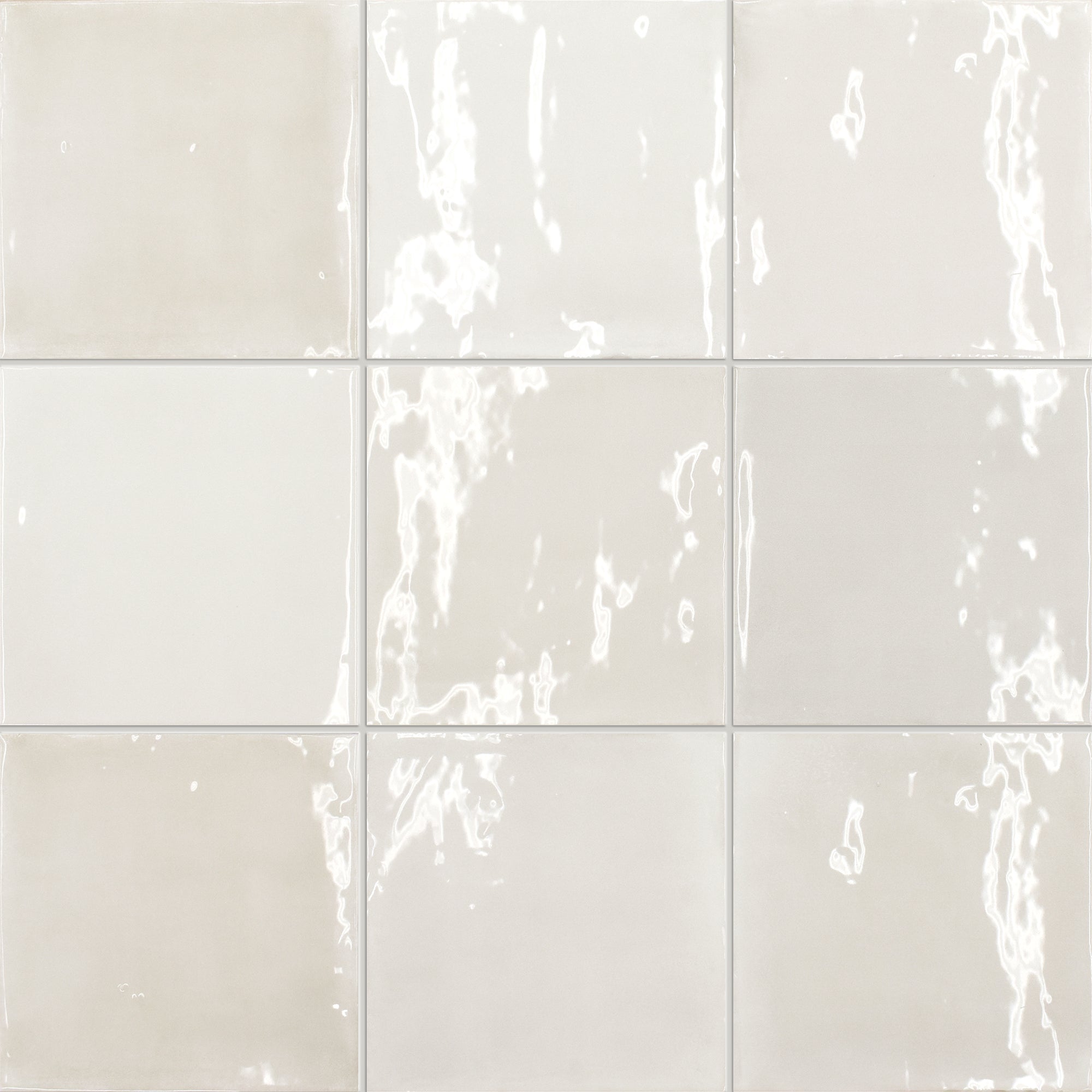 Pastello Seashell Gloss Square Tiles