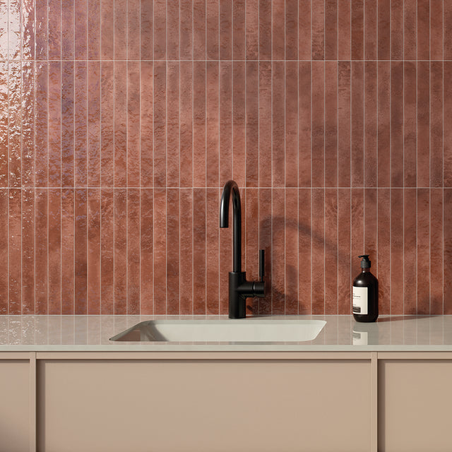 Patina Ruby Gloss Metro Tiles