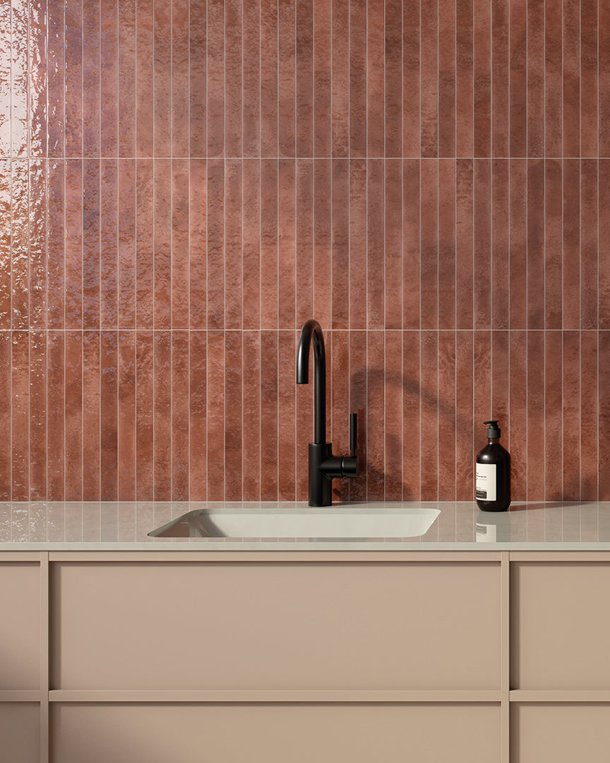 Patina Ruby Gloss Metro Tiles