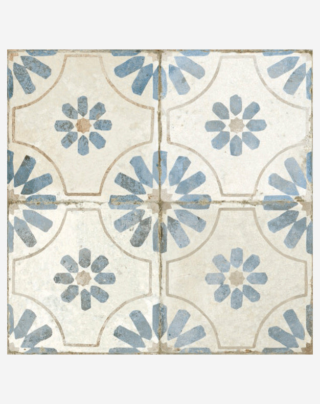 Penrose Blue Patterned Ceramic Tiles