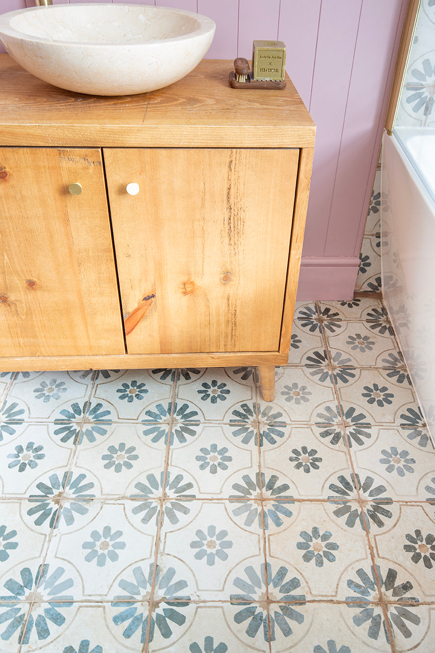 Penrose Blue Patterned Ceramic Tiles