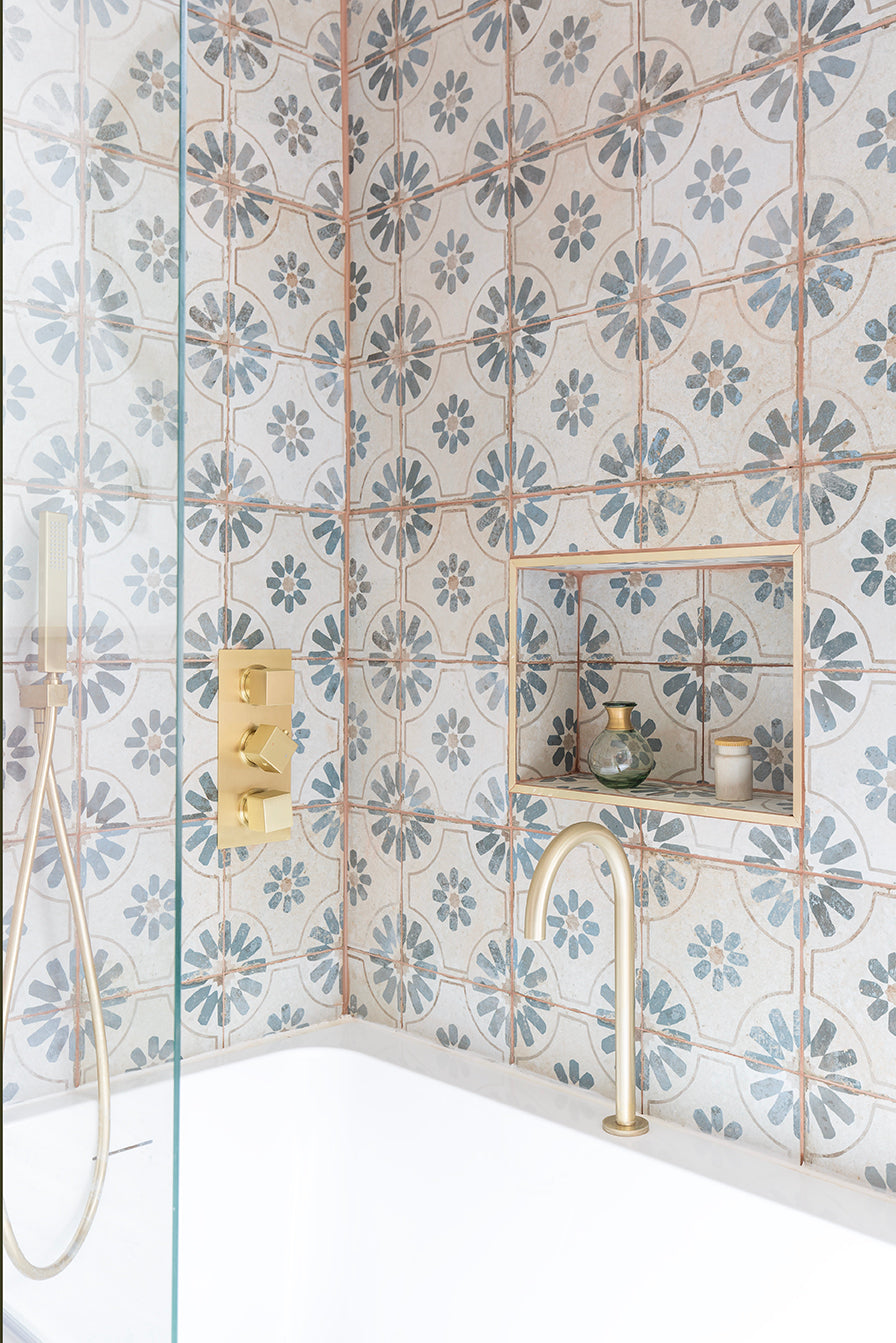 Penrose Blue Patterned Ceramic Tiles