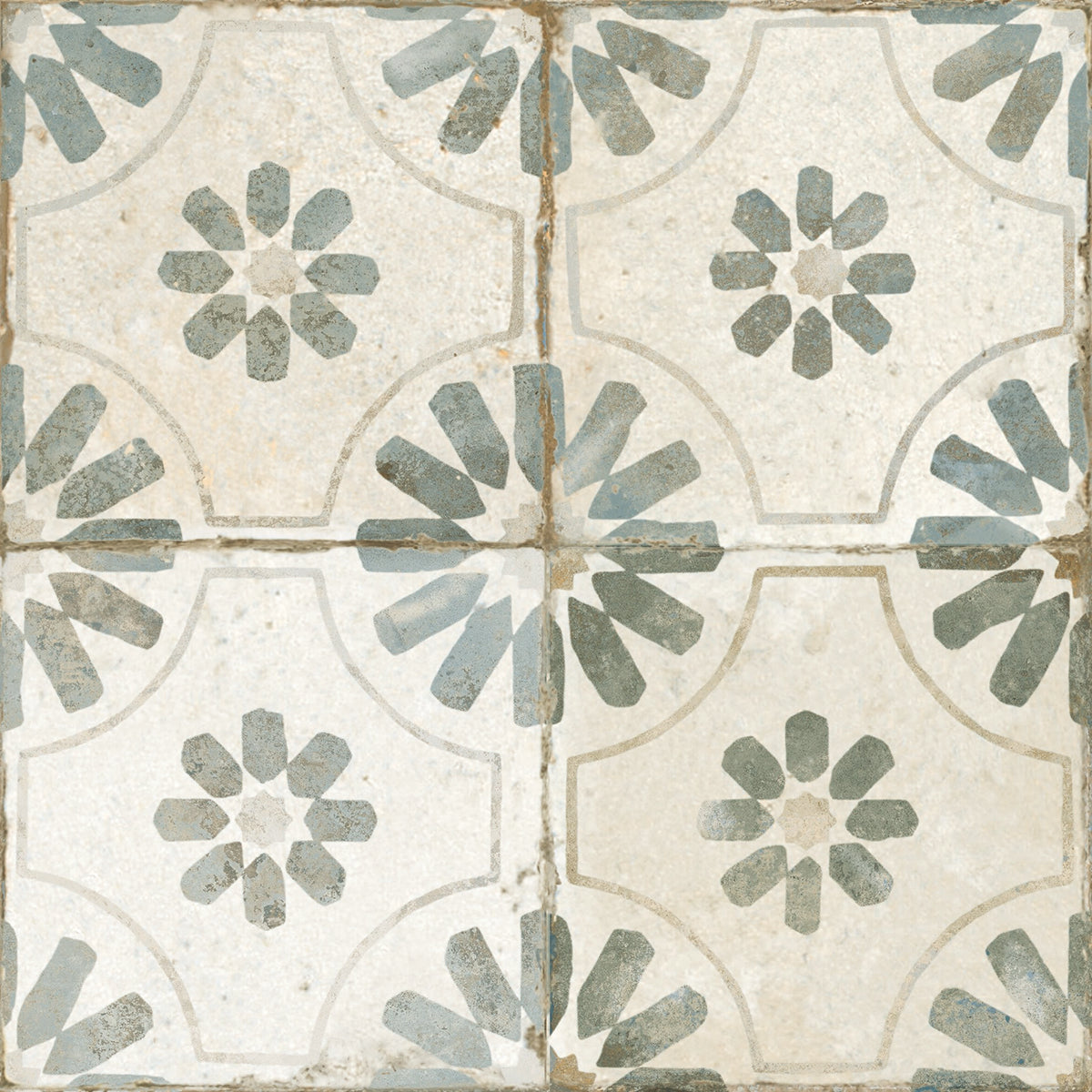 Penrose Sage Patterned Ceramic Tiles