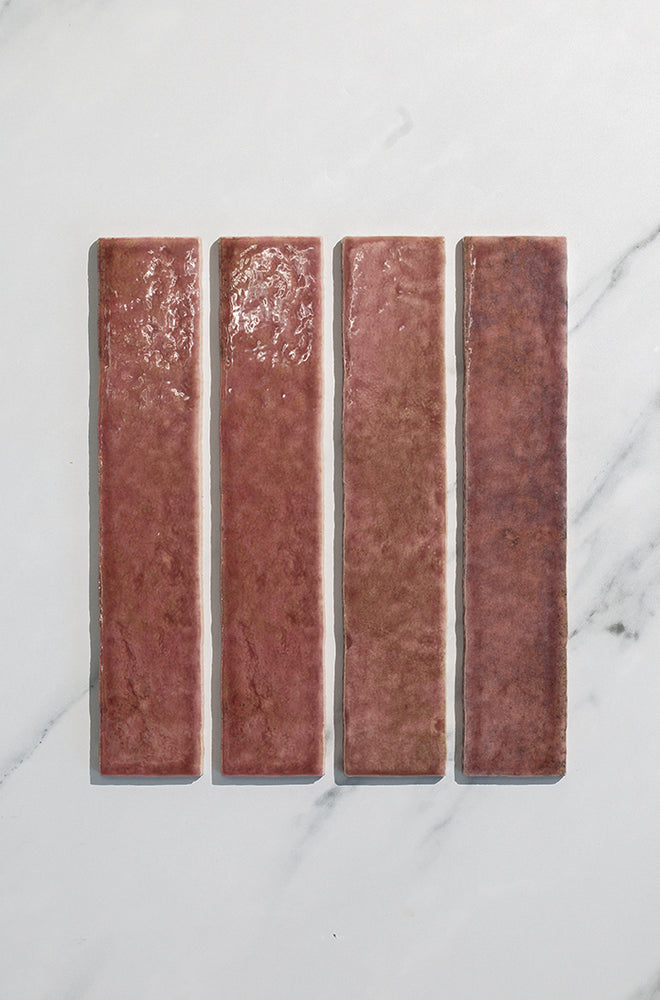 Pigment Burgundy Red Metro Tiles