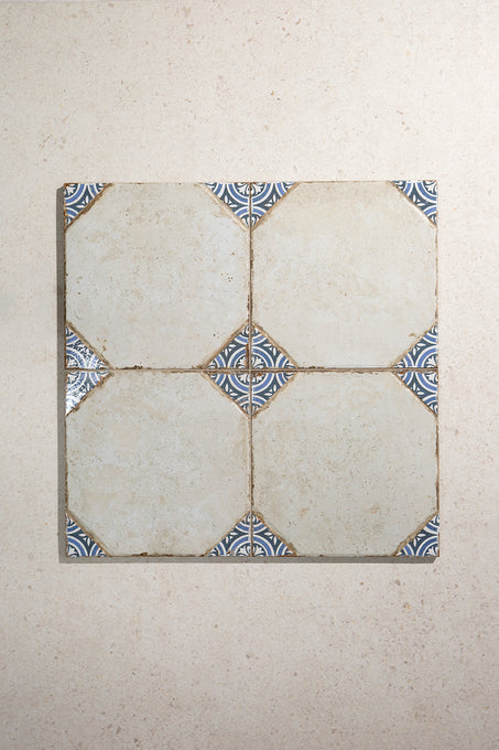 Pompei Blue Decorative Patterned Tiles