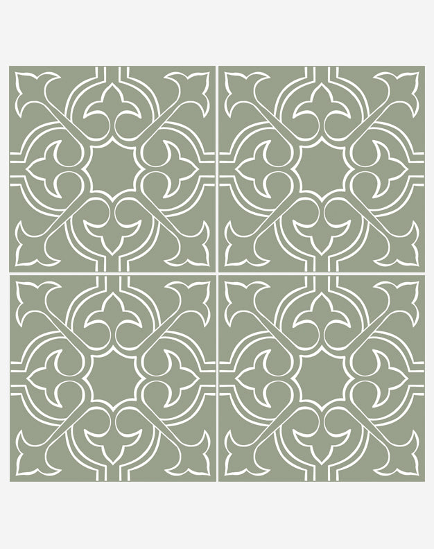 Porto Pastel Green Decorative Porcelain Tiles