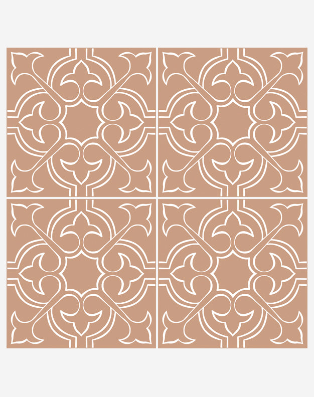 Porto Pastel Orange Decorative Porcelain Tiles