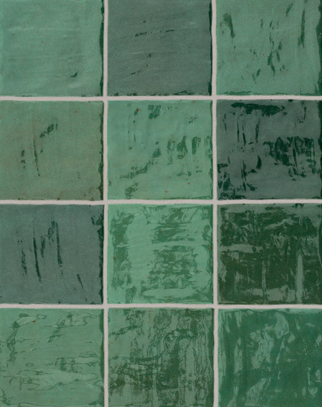 Safi Bottle Green Gloss Decorative Tiles