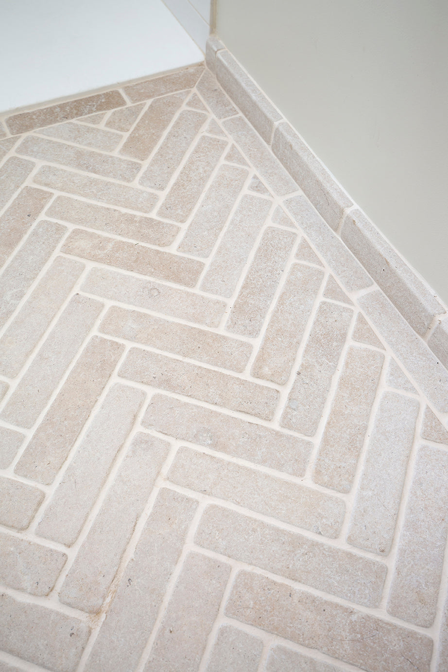 Tuscany Tumbled Herringbone Tiles