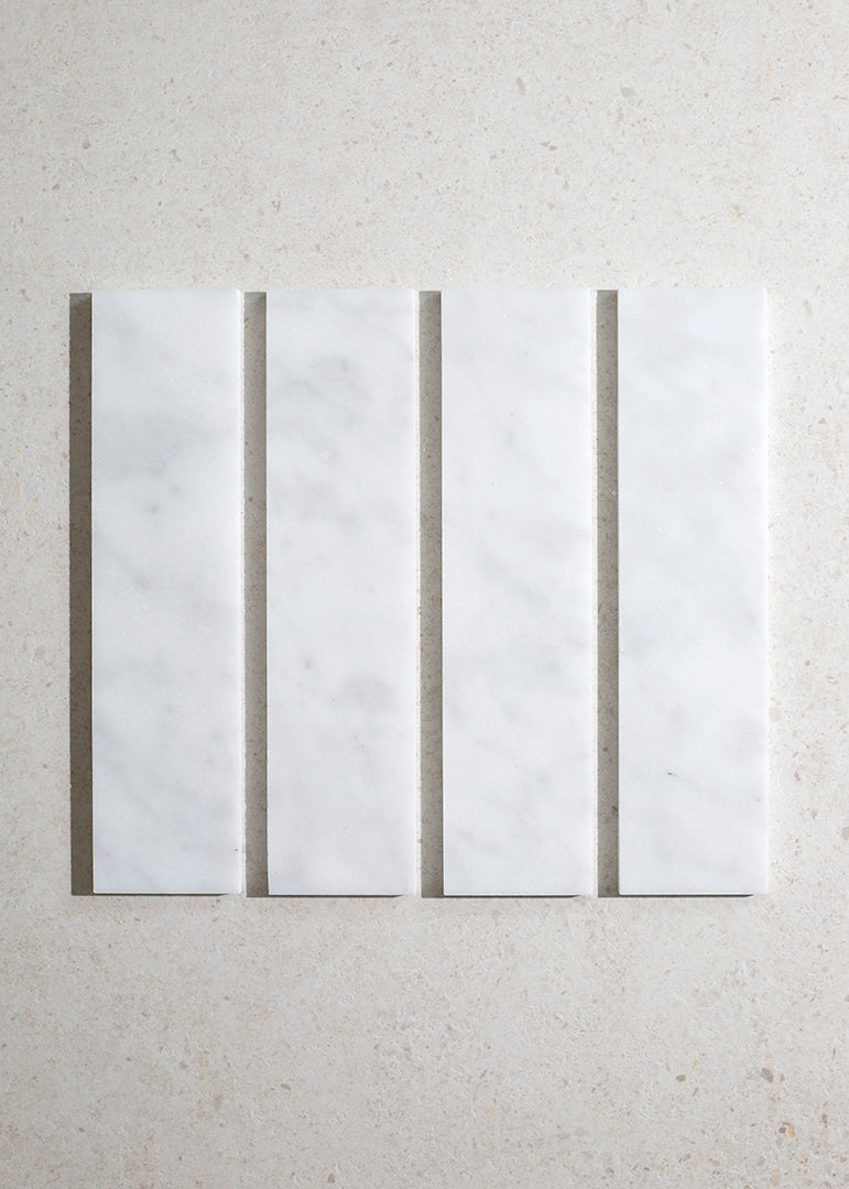 Mont Blanc Honed Marble Metro Tiles