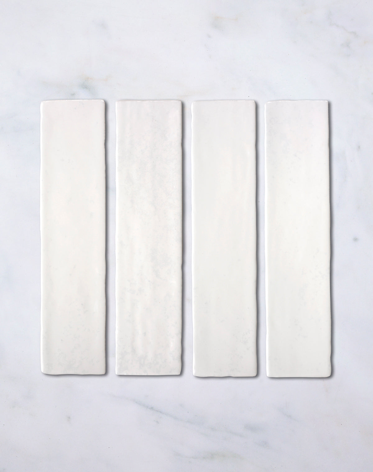 Zellige White Gloss Metro Tiles