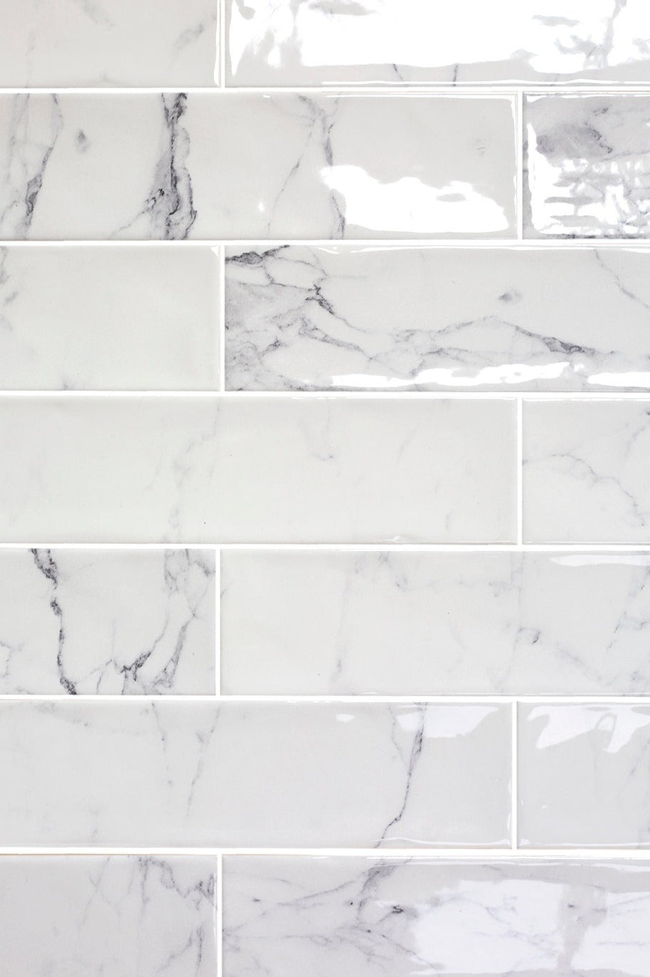 Carrara Gloss Metro Wall Tiles