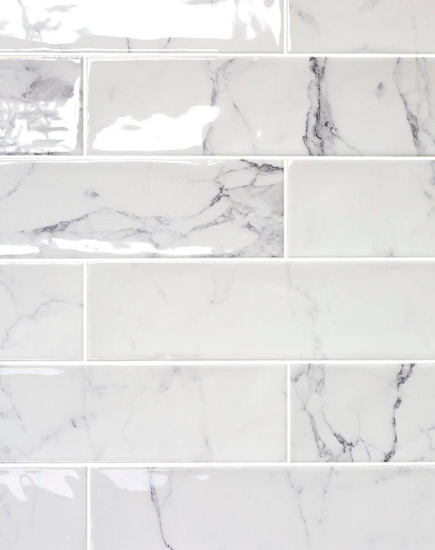 Carrara Gloss Metro Wall Tiles