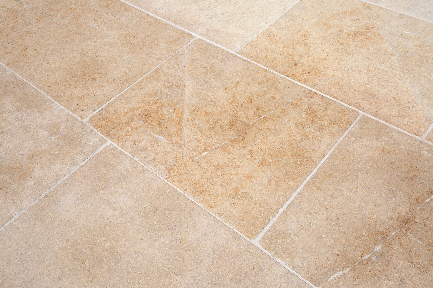 Dijon Blend Tumbled Limestone Tiles