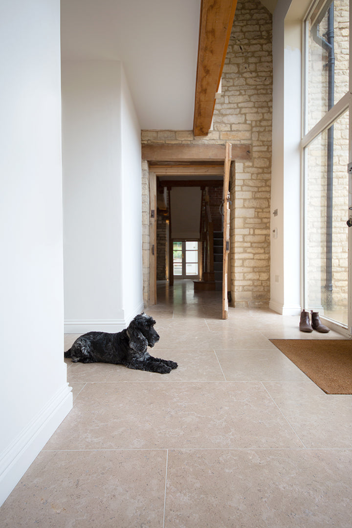 Dijon Brushed Limestone Floor Tile##600xFLx15mm