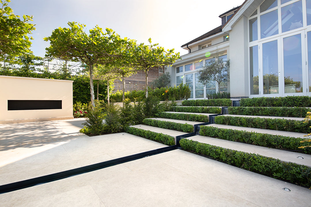 Dijon-Brushed-Limestone-Pavers-Steps-Outdoor