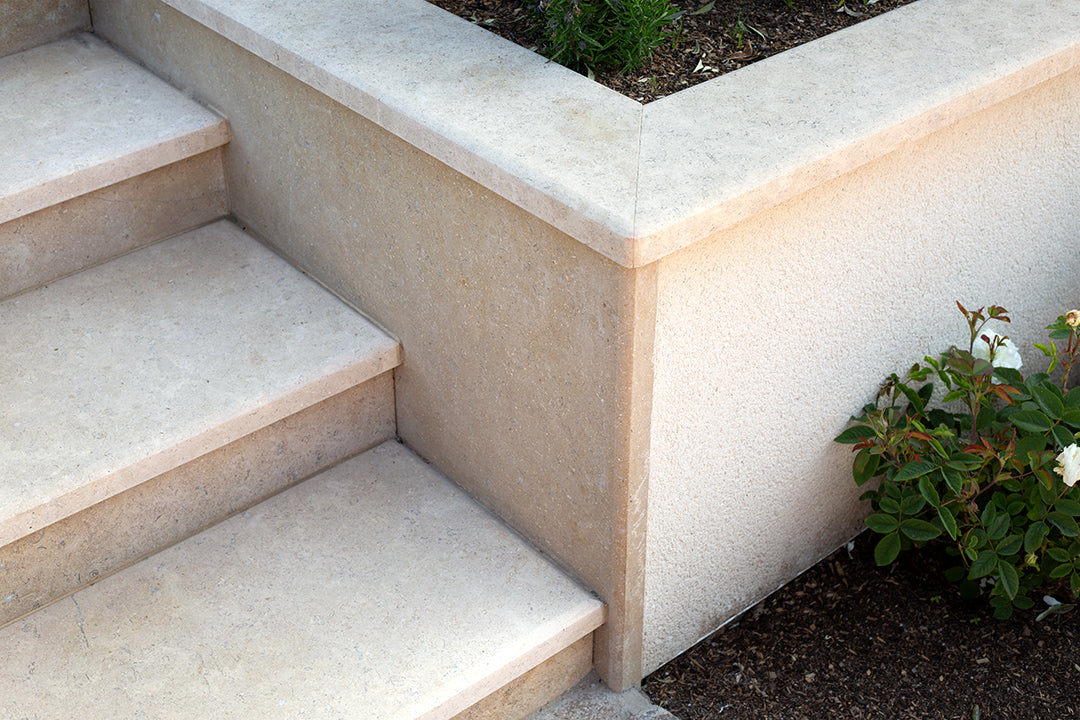    Dijon-Brushed-Limestone-Pavers-Steps-UK